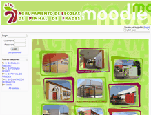 Tablet Screenshot of moodle.aepinhalfrades.pt